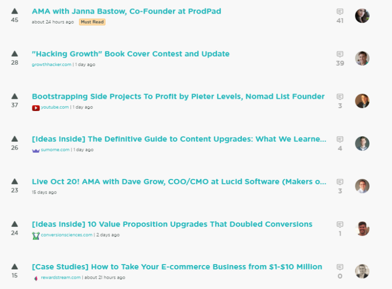 blog post titles on Growthhackers how to get my blog out there