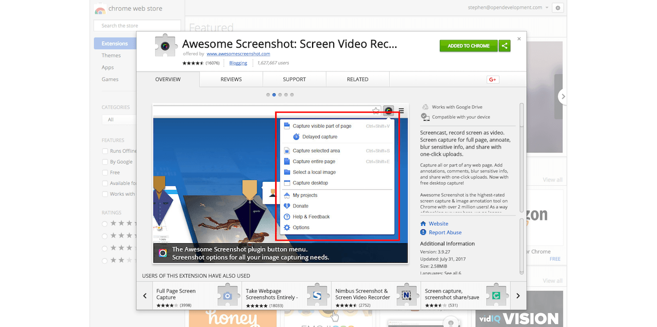 Awesome Screenshot Free Tool